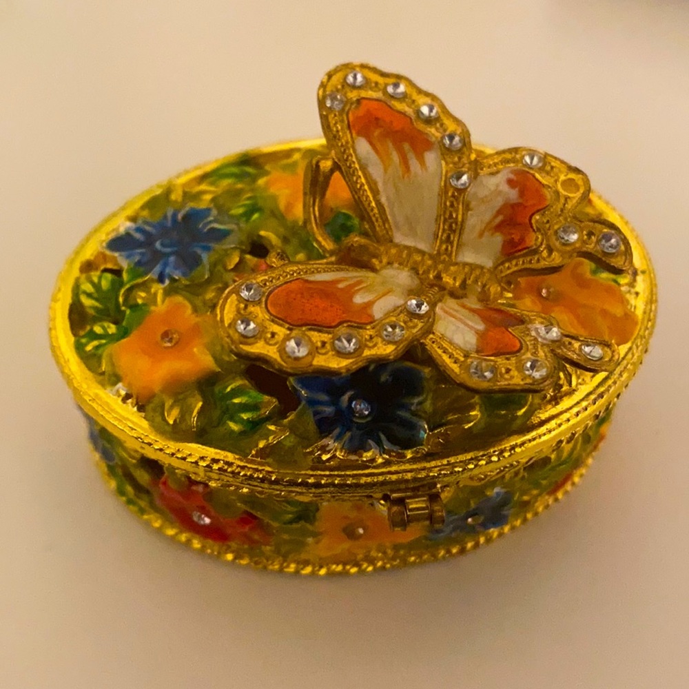 Small Vintage Butterfly Trinket